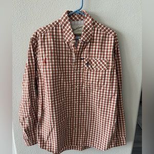 Worn once! Texas-based Duck Camp Signature Fishing Shirt - Long Sleeve.